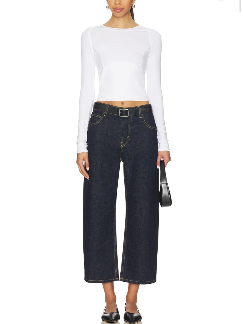 NWOT Free People We The Free Deep Trance Dropped Boyfriend Jeans 26